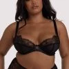 Playful Promises Curve Exclusive New In Bras Khloe Black Floral Bra