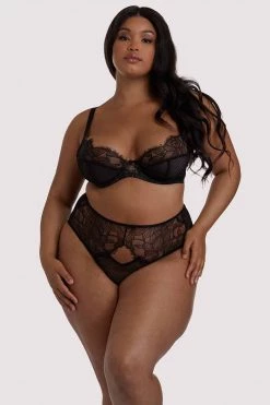 Playful Promises Curve Exclusive New In Bras Khloe Black Floral Bra 10 Playful Promises Curve Exclusive New In Bras Khloe Black Floral Bra