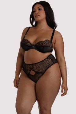 Playful Promises Curve Exclusive New In Bras Khloe Black Floral Bra 8 Playful Promises Curve Exclusive New In Bras Khloe Black Floral Bra