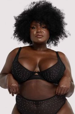 Playful Promises Curve Exclusive Lydia Black Diamante Bra