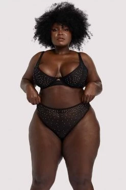 Playful Promises Curve Exclusive Lydia Black Diamante Bra