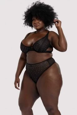 Playful Promises Curve Exclusive Lydia Black Diamante Bra