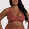 Playful Promises Curve Exclusive Chelsea Cinnamon Mesh Crop Top New In Bras