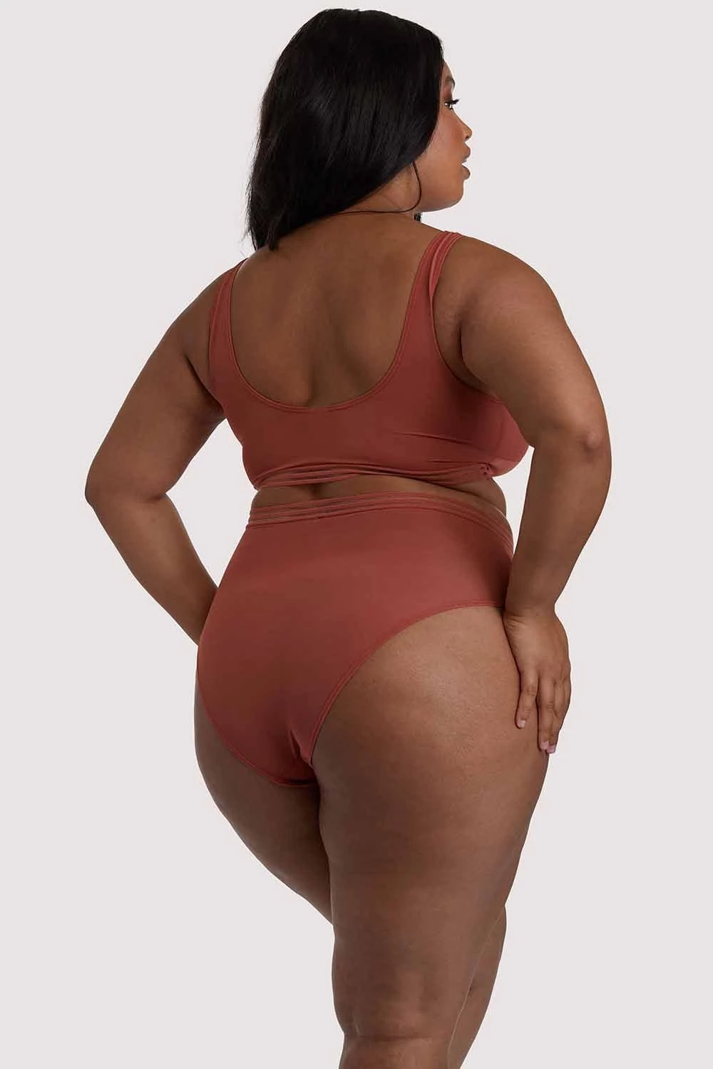 Playful Promises Curve Exclusive Chelsea Cinnamon Mesh Crop Top New In Bras 4 Playful Promises Curve Exclusive Chelsea Cinnamon Mesh Crop Top New In Bras