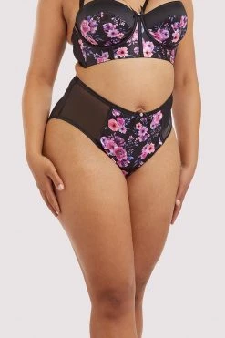 Playful Promises Curve Exclusive Jules Printed High Waist Knicker