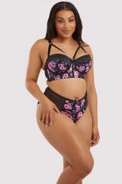 Playful Promises Curve Exclusive Jules Printed High Waist Knicker