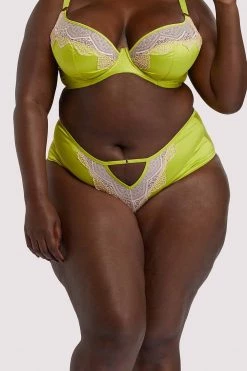 Playful Promises Curve Exclusive Vivi Chartreuse Highwaist