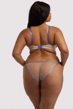 Hustler Mya Blue Lace Bra