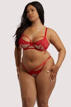 Hustler Mya Red Lace Bra 24 Hustler Mya Red Lace Bra