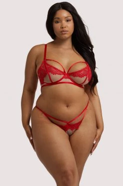 Hustler Mya Red Lace Brief Free Sexy Summer Brief