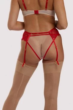 Hustler Mya Red Lace Suspender Free Sexy Summer Brief 16 Hustler Mya Red Lace Suspender Free Sexy Summer Brief