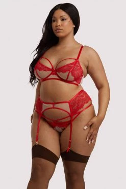 Hustler Mya Red Lace Suspender Free Sexy Summer Brief 21 Hustler Mya Red Lace Suspender Free Sexy Summer Brief