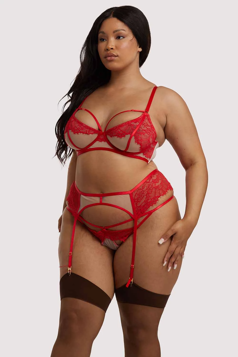 Hustler Mya Red Lace Suspender Free Sexy Summer Brief 10 Hustler Mya Red Lace Suspender Free Sexy Summer Brief