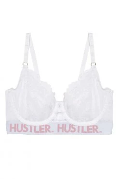 Hustler New In Bras Branded Lace White Bra 33 Hustler New In Bras Branded Lace White Bra