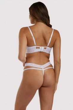 Hustler New In Bras Branded Lace White Bra 22 Hustler New In Bras Branded Lace White Bra