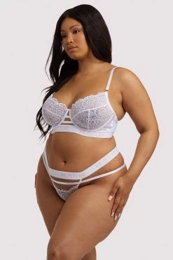 Hustler New In Bras Branded Lace White Bra 30 Hustler New In Bras Branded Lace White Bra