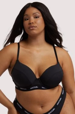 Hustler Branded Black Plunge Push Up Bra New In Bras 15 Hustler Branded Black Plunge Push Up Bra New In Bras