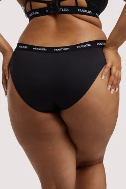 Hustler Branded Black Brief 17 Hustler Branded Black Brief