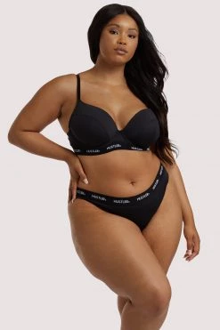 Hustler Branded Black Brief 16 Hustler Branded Black Brief