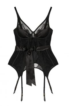 Hustler Fabrice Black Lace And Mesh Basque New In 15 Hustler Fabrice Black Lace And Mesh Basque New In