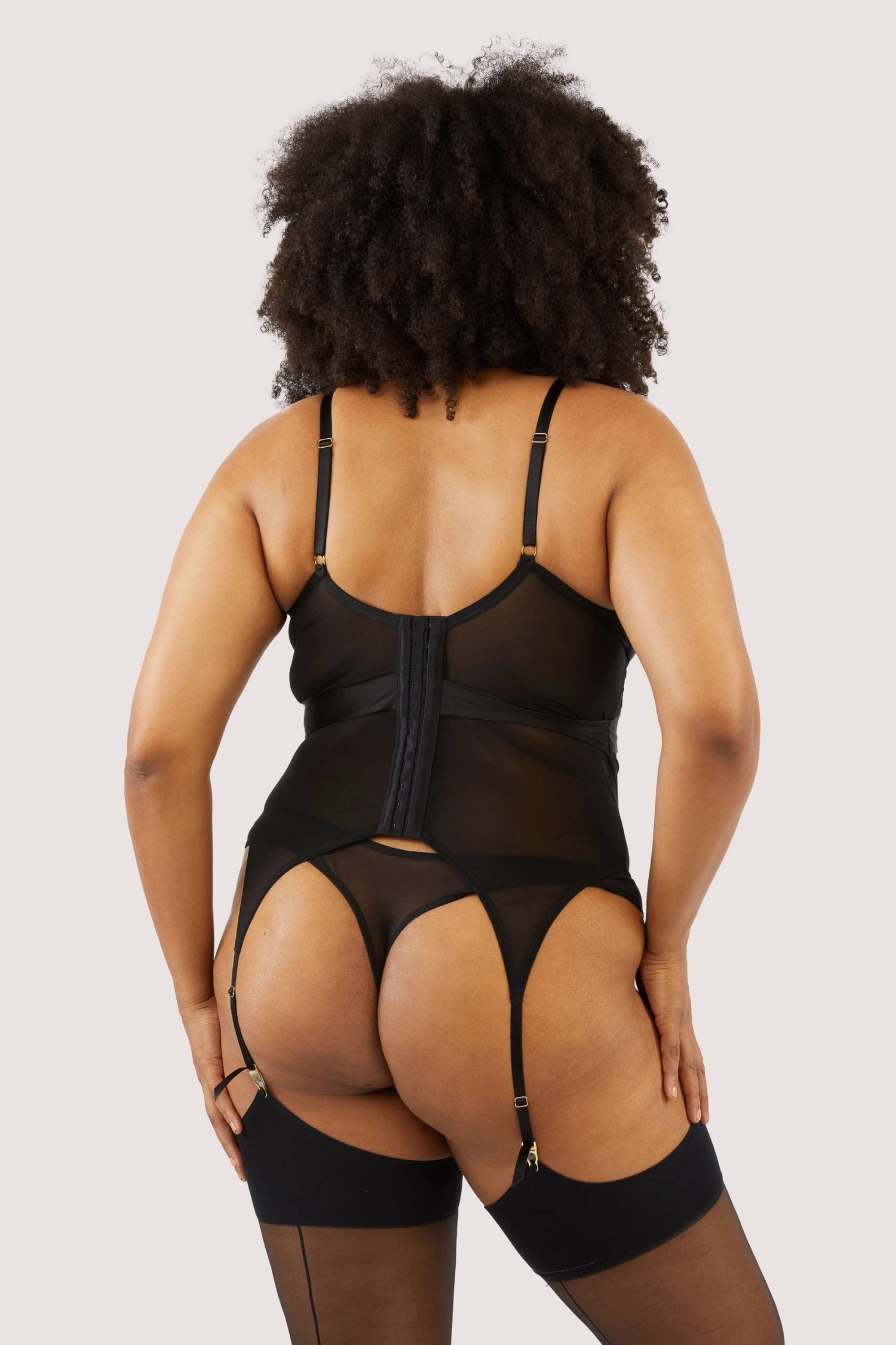 Hustler Fabrice Black Lace And Mesh Basque New In 6 Hustler Fabrice Black Lace And Mesh Basque New In
