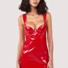Hustler Maxine Red PVC Wired Dress