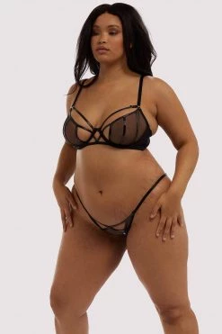 Hustler Kelly Black PVC Brief