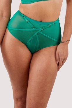 Playful Promises New In Eddie Green Crossover Wrap High Waist Brief
