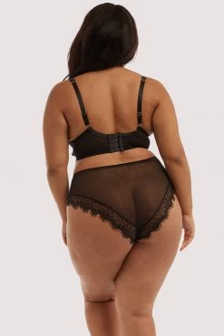 Playful Promises Melina Black Highwaist Brief