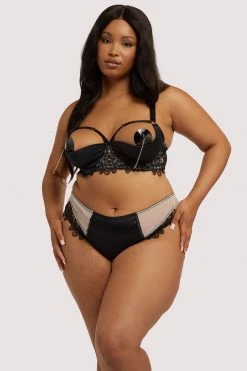 Playful Promises Anaise Black Quarter Cup Bra 18 Playful Promises Anaise Black Quarter Cup Bra