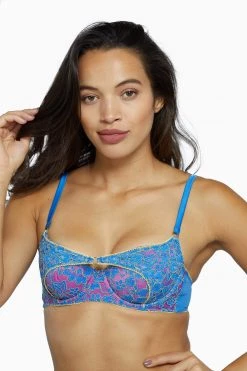 Regalia Aviyah Contrast Lace Panelled Bra