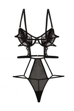 Wolf & Whistle New In Rylee Black Wired Cut Out Body