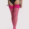 Playful Promises Seamed Stocking Pink Peacock US 4 - 18 Hosiery
