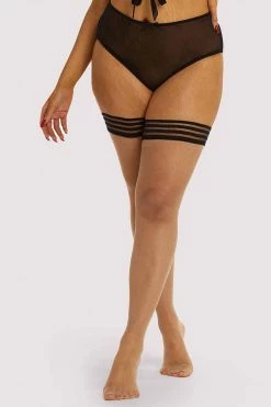 Playful Promises Snake Hold-up Stockings