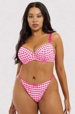 Squish Daisy Pink Gingham Brief