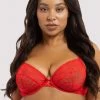 Squish Leomie Red Cherry Plunge Bra New In Bras