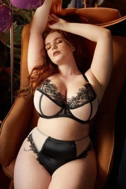 Playful Promises New In Bras Anaise Black Racer Back Balcony Bra