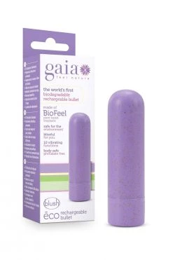 Gaia New In Accessories Eco Lilac Rechargeable Bullet