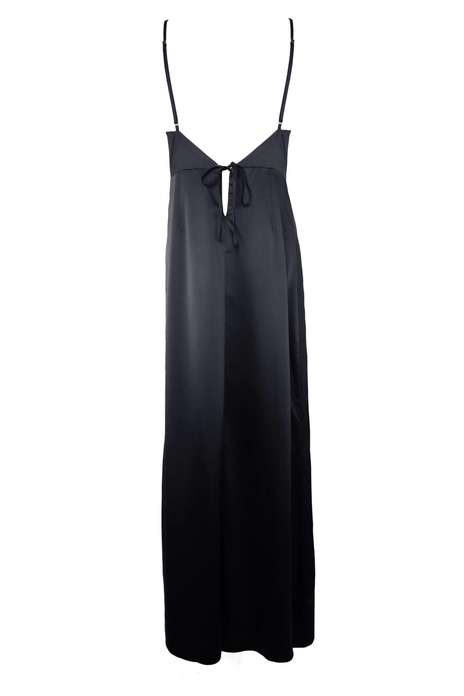 Playful Promises Nightwear Reina Black Satin Chemise 4 Playful Promises Nightwear Reina Black Satin Chemise