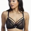 Scantilly By Curvy Kate Bras Unzipped Plunge Bra Black