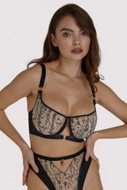 Scantilly By Curvy Kate Sex Education Latte Balcony Bra