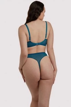 Scantilly By Curvy Kate New In Sex Education Balcony Bra Teal 8 Scantilly By Curvy Kate New In Sex Education Balcony Bra Teal