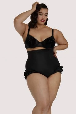 Kiss Me Deadly Knickers Retro Classics Rufflebutt High Waist Knicker 14 Kiss Me Deadly Knickers Retro Classics Rufflebutt High Waist Knicker
