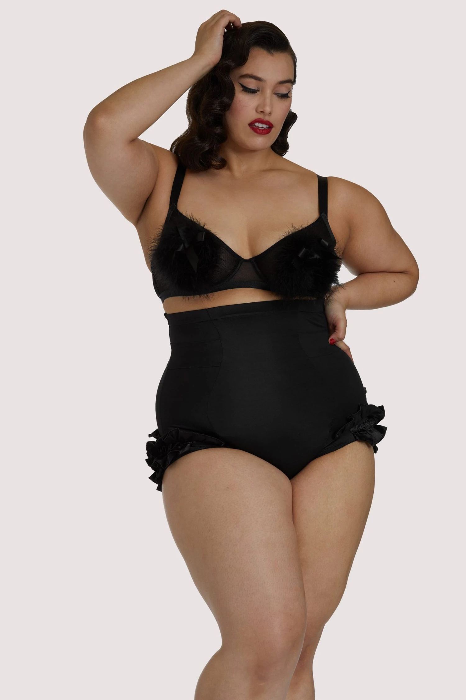 Kiss Me Deadly Knickers Retro Classics Rufflebutt High Waist Knicker 7 Kiss Me Deadly Knickers Retro Classics Rufflebutt High Waist Knicker