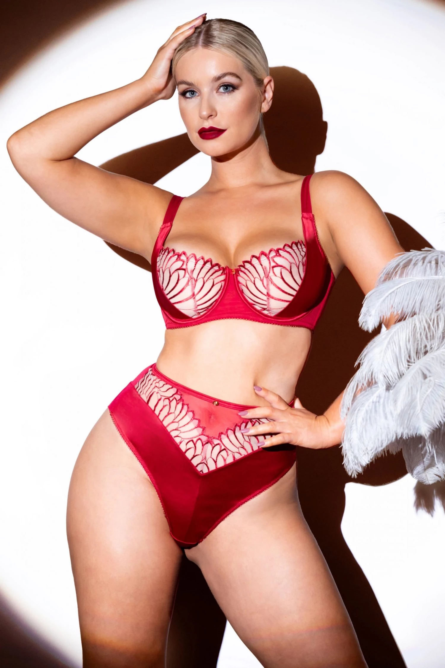 Scantilly By Curvy Kate Fallen Angel Red Balcony Bra Bras 6 Scantilly By Curvy Kate Fallen Angel Red Balcony Bra Bras