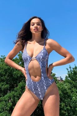 Luxe Palm Swimwear Snake Print Swimsuit 19 Luxe Palm Swimwear Snake Print Swimsuit