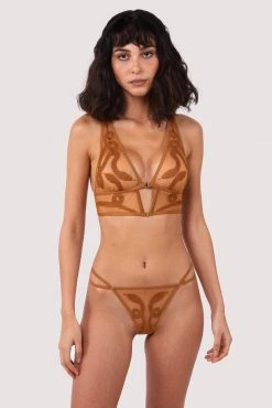 Thistle And Spire New In Medusa Liquid Gold Bralette 9 Thistle And Spire New In Medusa Liquid Gold Bralette