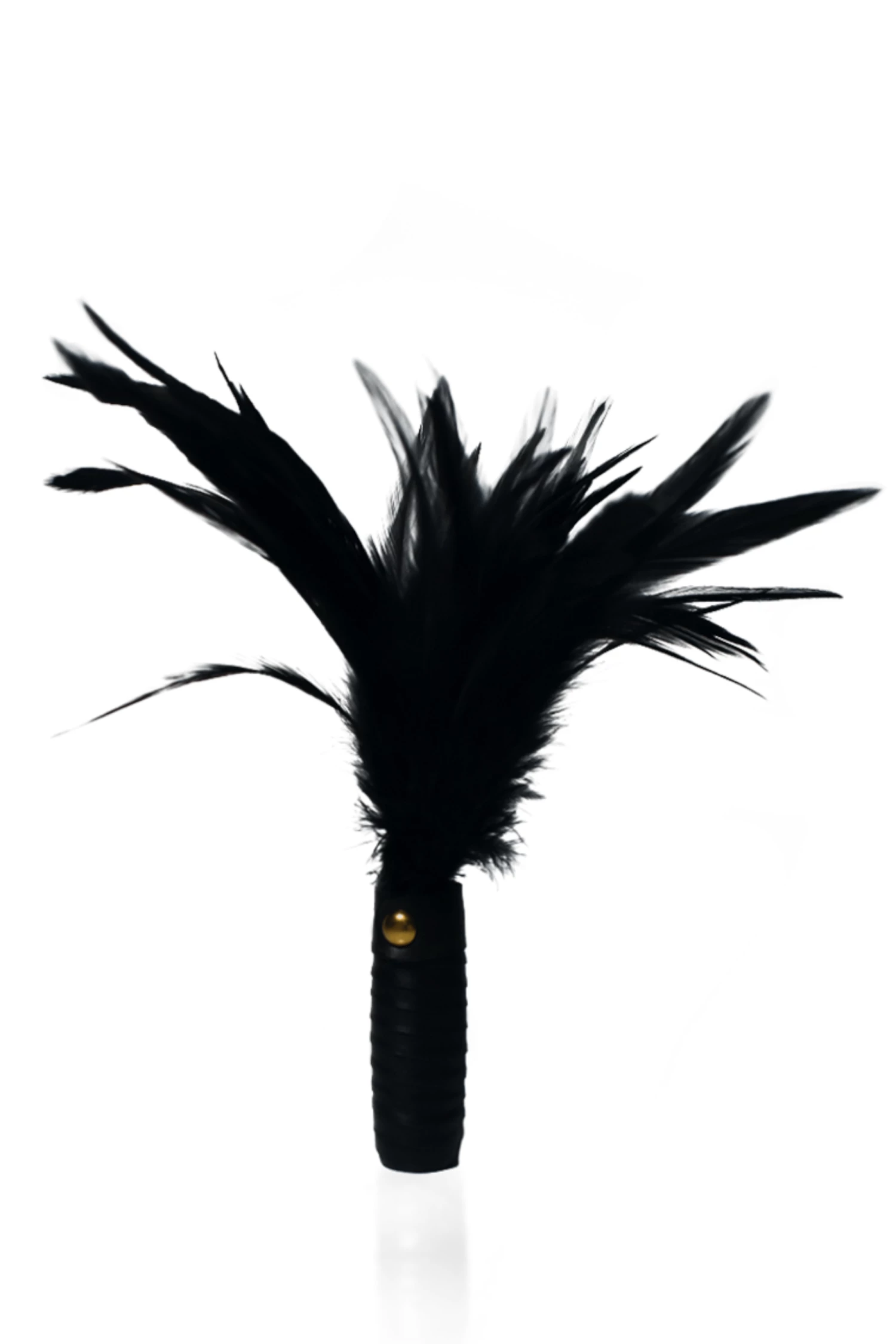 Coco De Mer New In Black Leather Feather Tickler 1 Coco De Mer New In Black Leather Feather Tickler