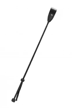 Coco De Mer New In Black Leather Riding Crop