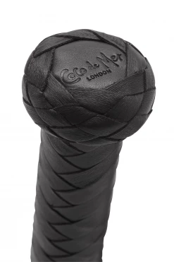 Coco De Mer Black Leather Flogger New In
